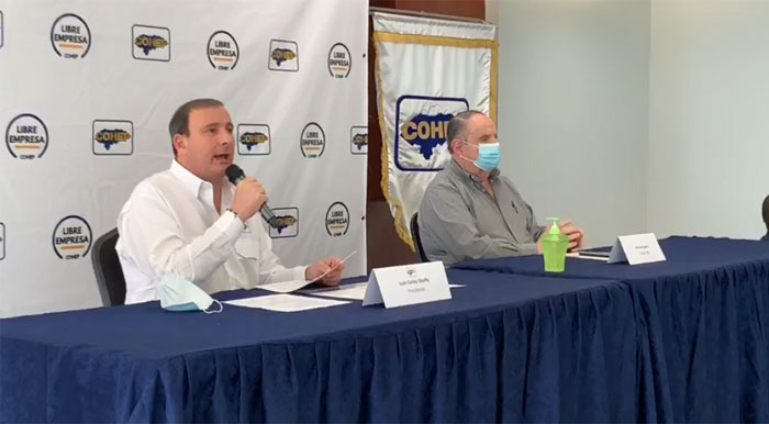 COHEP entrega garantía bancaria al IHSS para la adquisición de la vacuna contra la Covid-19