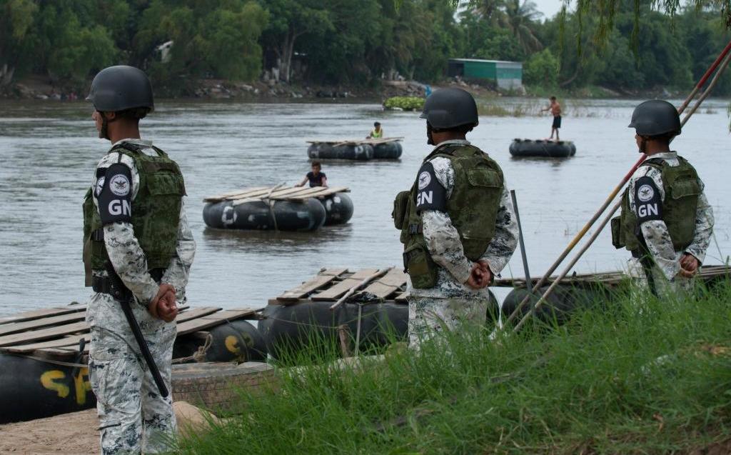 México refuerza seguridad en la frontera con Guatemala México refuerza seguridad en la frontera con Guatemala