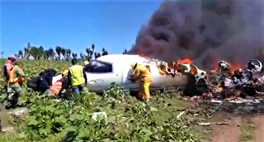 Seis militares fallecen en accidente aéreo en México Seis militares fallecen en accidente aéreo en México