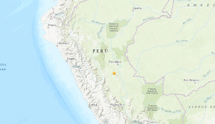 Sismo de magnitud 5,0 sacude centro de Perú Sismo de magnitud 5,0 sacude centro de Perú