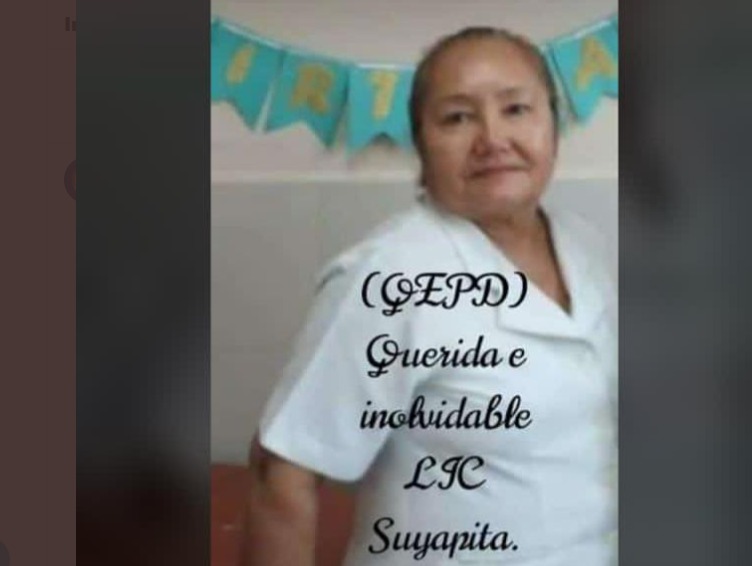 Muere la enfermera Suyapa Castillo a causa del covid-19 en SPS Muere la enfermera Suyapa Castillo a causa del covid-19 en SPS