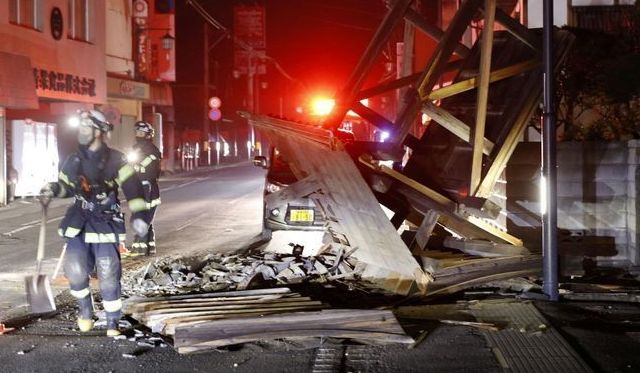 Un terremoto de 7,2 grados sacudió el noreste de Japón