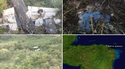 Aseguran narcoavioneta en la Barra de Patuca, Gracias a Dios