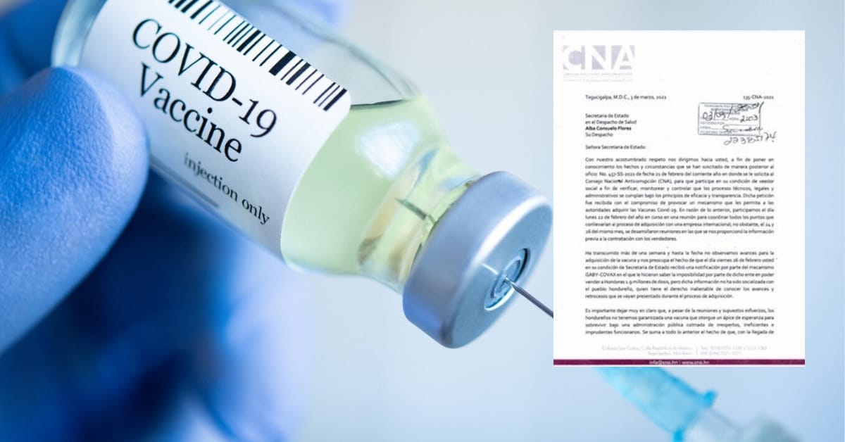 CNA se retira de veeduría social para la adquisición de vacunas covid-19 por desidia estatal CNA se retira de veeduría social para la adquisición de vacunas covid-19 por desidia estatal