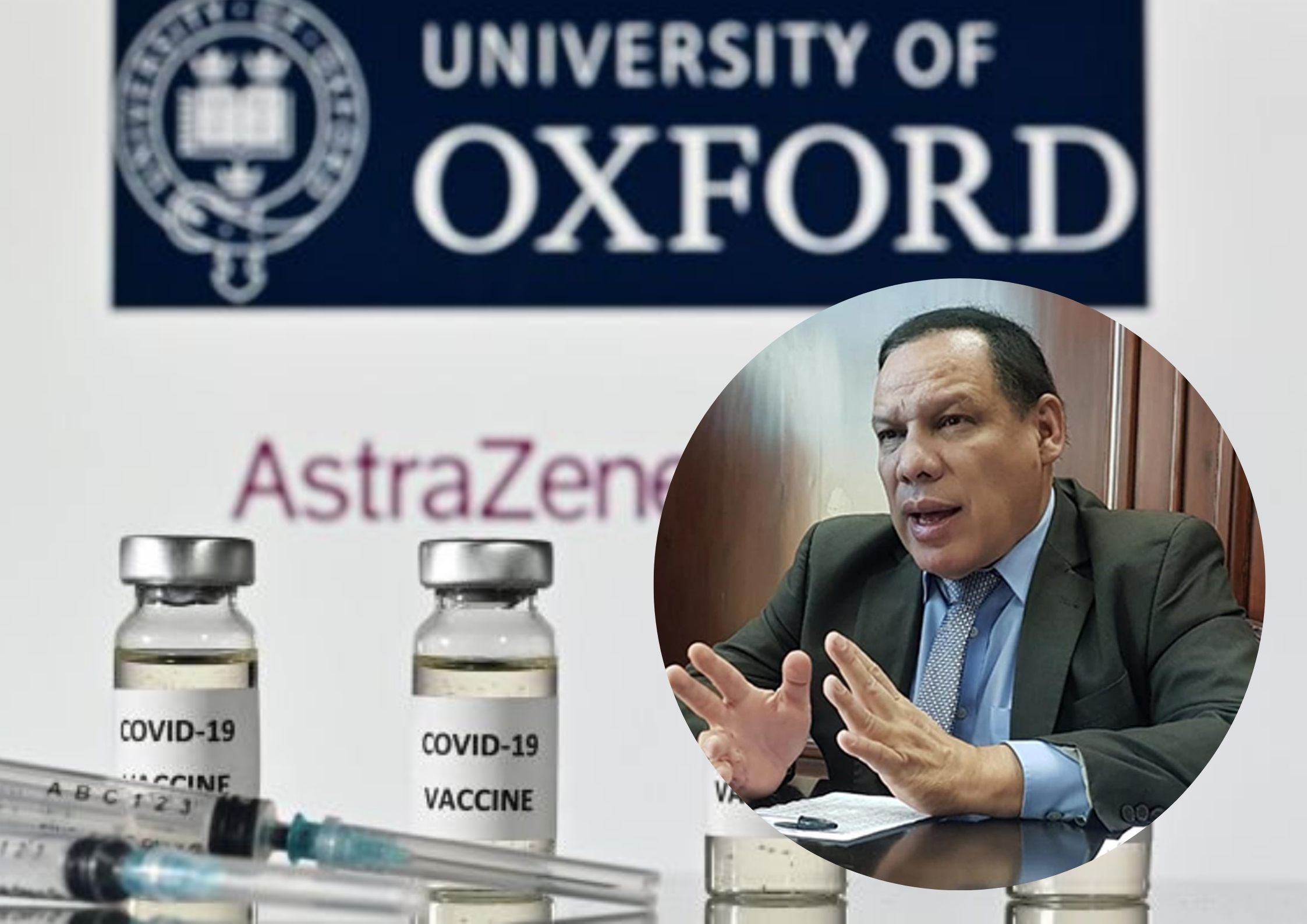 Marco Tulio Medina: «Beneficios de vacuna de AstraZeneca superan sus leves efectos secundarios»   