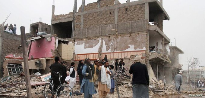 Al menos 22 muertos en una ola de atentados en Afganistán Al menos 22 muertos en una ola de atentados en Afganistán