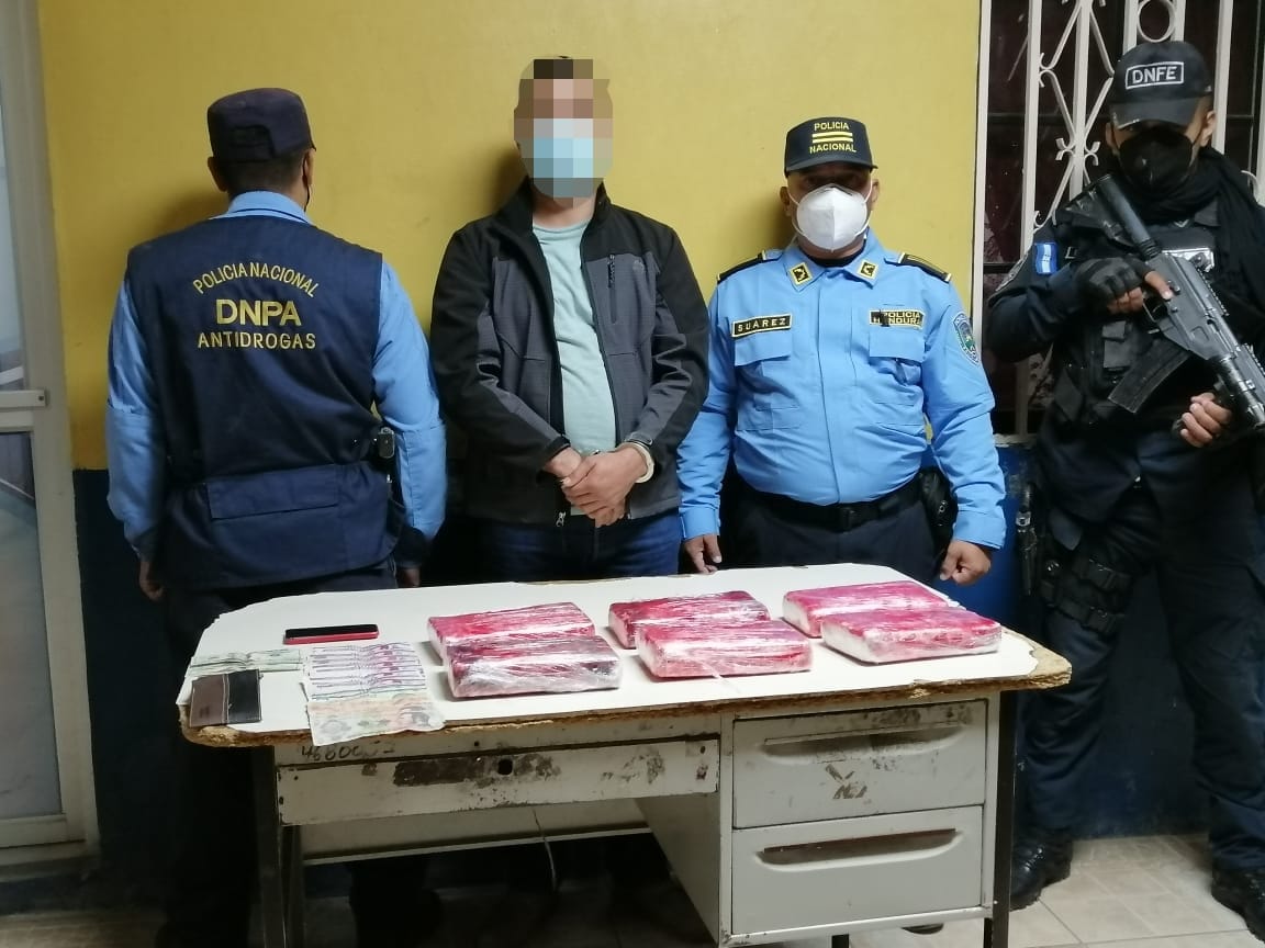 Encuentran clorhidrato de cocaína en un compartimiento falso de vehículo en Trojes, El Paraíso