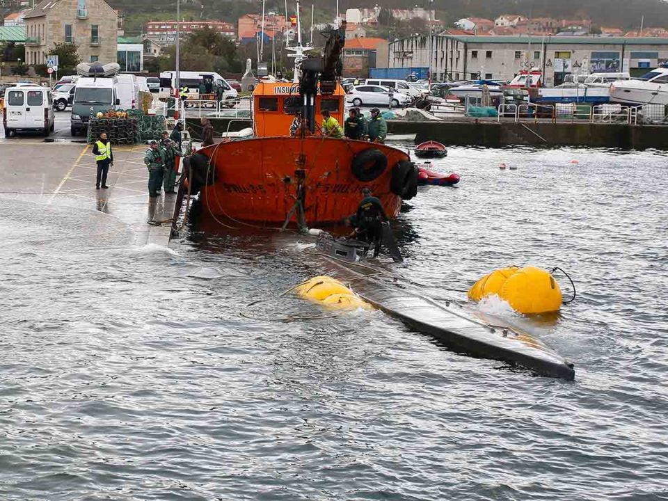 Encuentran el primer «narcosubmarino» hecho en España