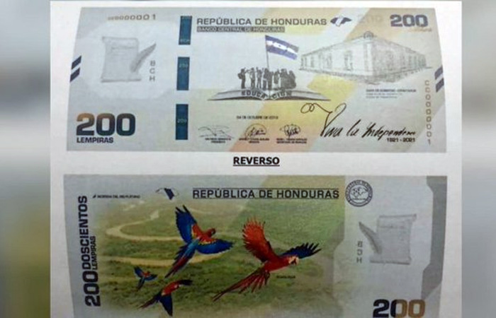 Presidente del BCH califica como positivo la circulación del billete de L. 200