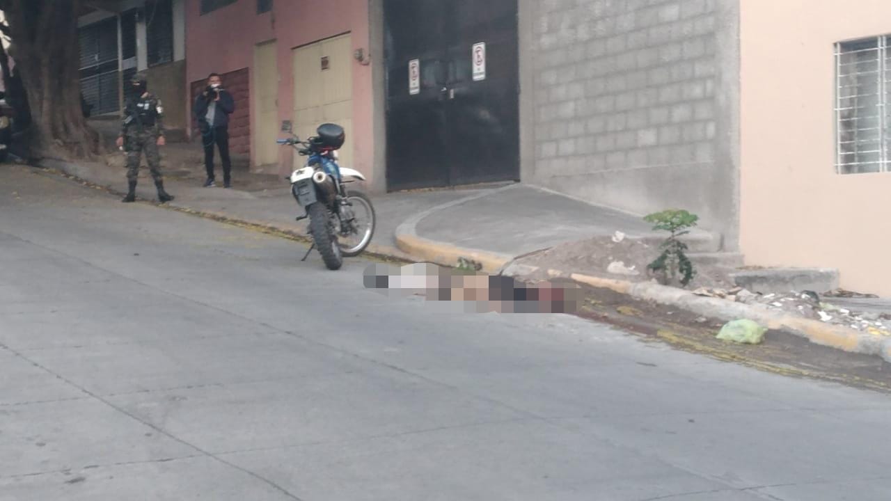 Asesinan a un hombre en la calle principal  del  Barrio Lempira en la capital