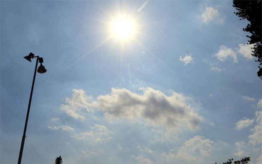 Hoy se registrarán temperaturas  altas en la mayor parte del territorio nacional 