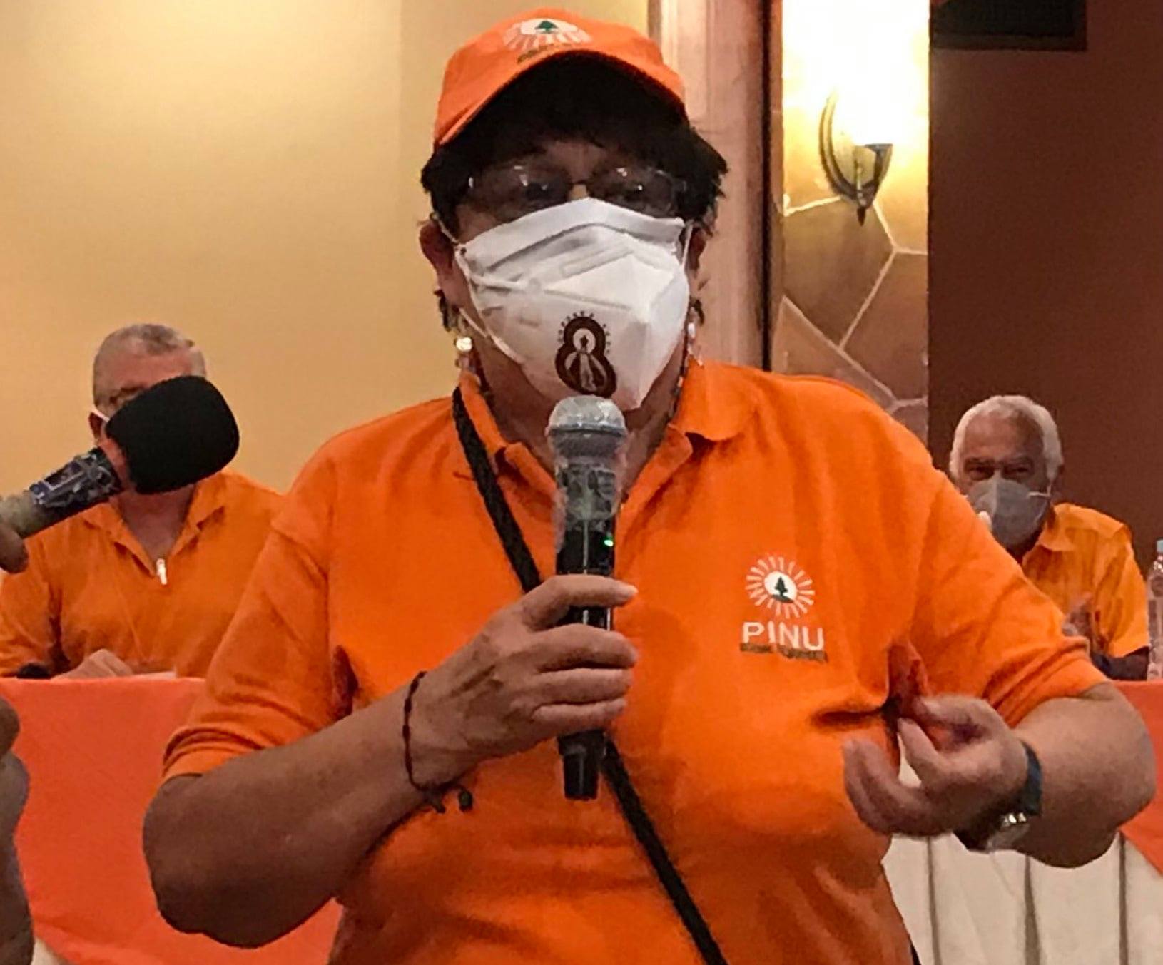 Doris Gutiérrez, se convierte en la segunda aspirante a la presidencia por el PINU-SD