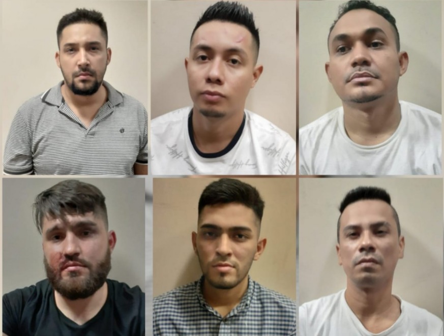 ¡Con armas de grueso calibre!  Capturan a seis sujetos sospechosos de cometer Masacre en San Pedro Sula