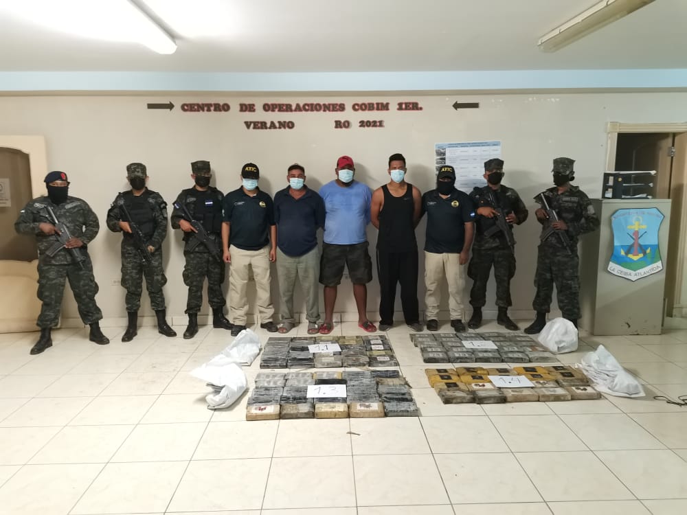 189 kilos de cocaína más fueron incautados en tres embarcaciones en el Caribe