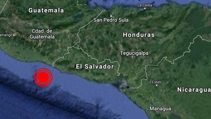 Un sismo de magnitud 4,6 sacude varios departamentos de El Salvador Un sismo de magnitud 4,6 sacude varios departamentos de El Salvador