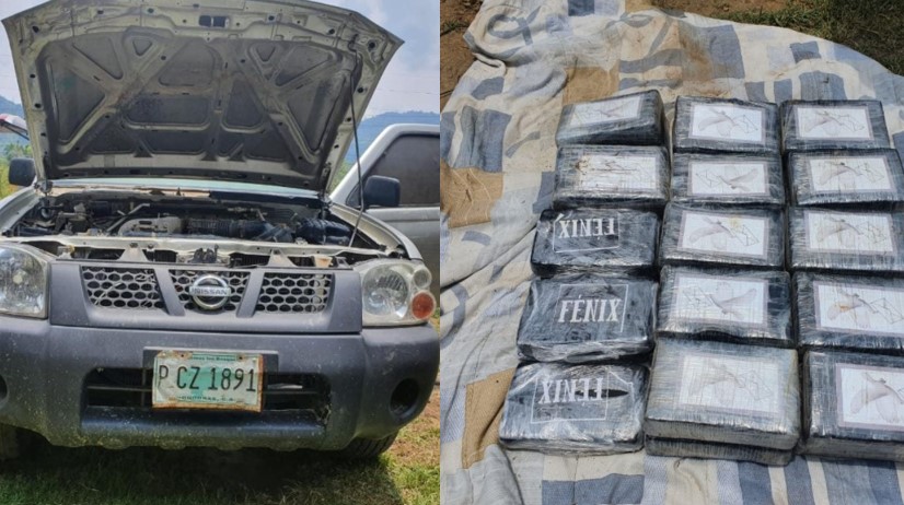 Copán: En tanque de combustible de un vehículo encuentran 29 kilogramos de clorhidrato de cocaína