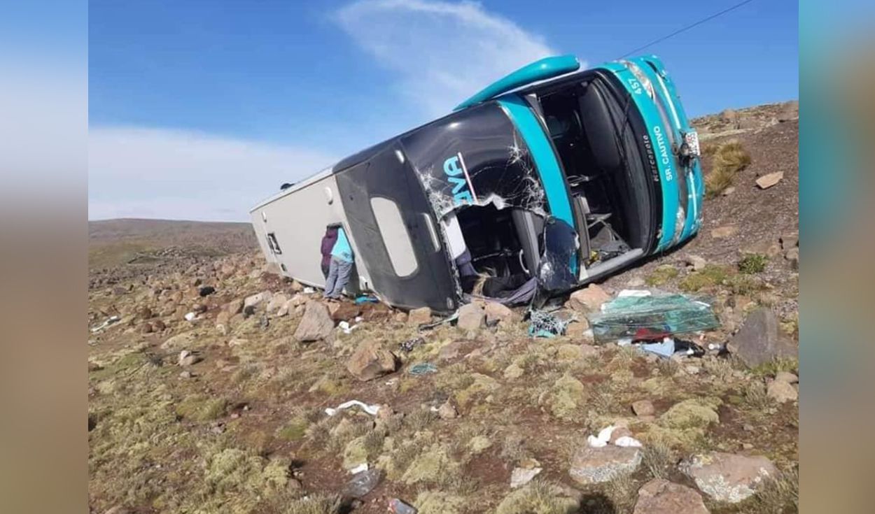 Al menos 9 personas muertas deja el despiste de un autobús al sur de Perú