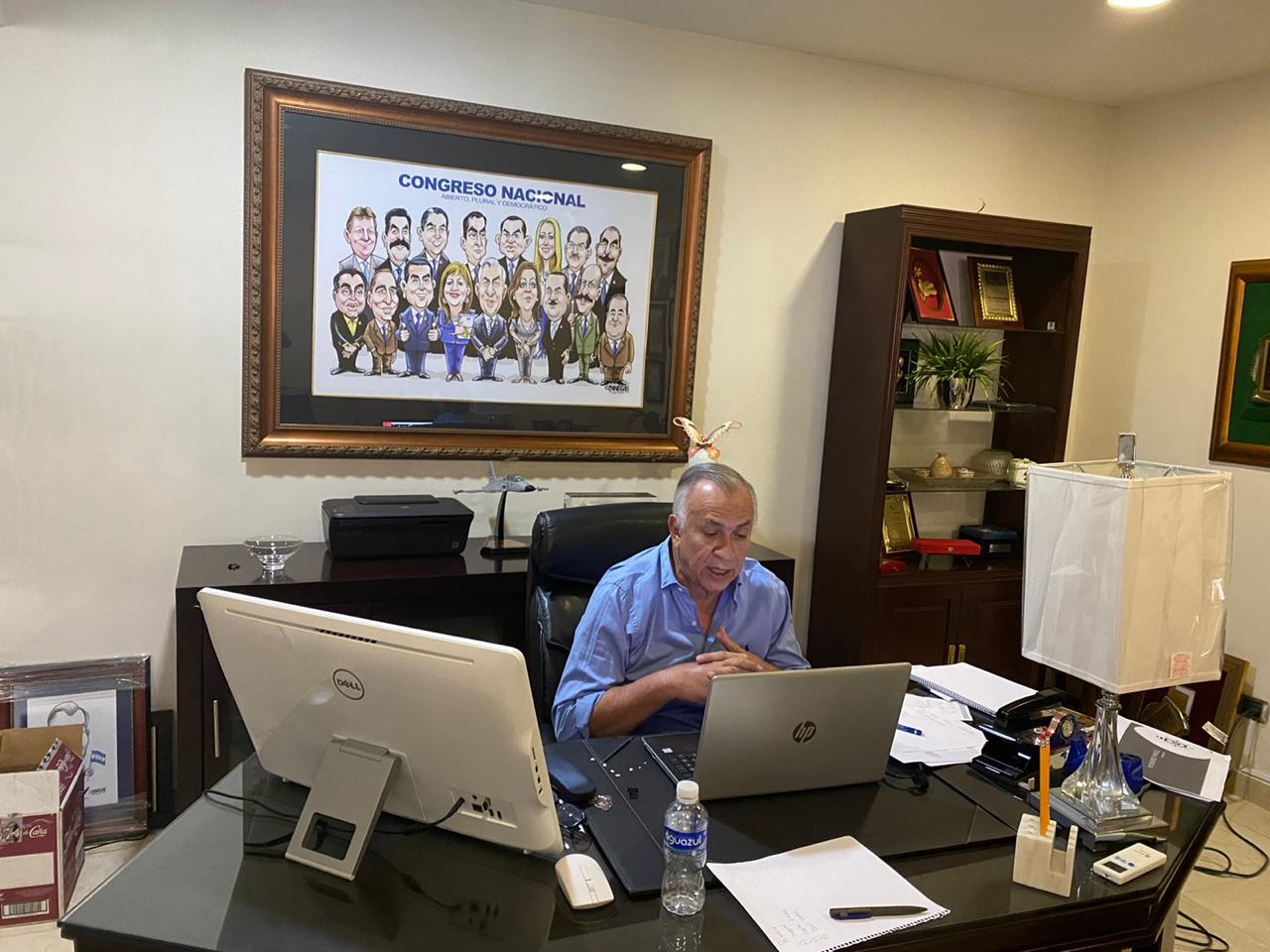 Congreso Nacional convoca a reunión virtual para el próximo jueves