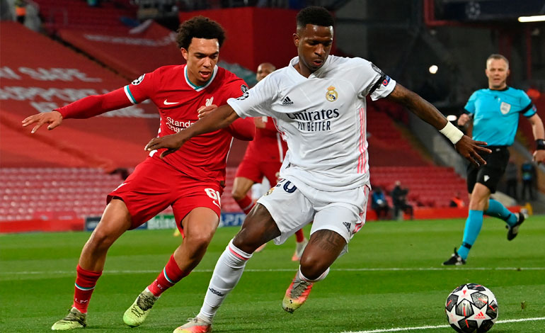 Real Madrid clasifica a semifinales tras empatar sin goles de visita ante Liverpol