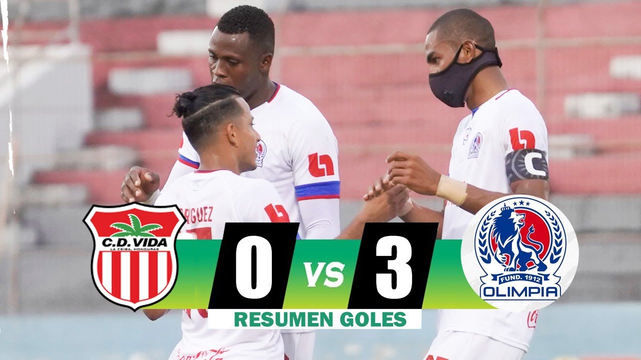 Olimpia derrotó 3-0 al Vida y es dueño de la primera posición del grupo B