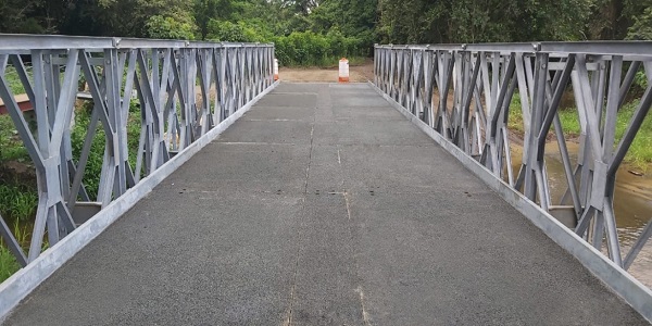 En tres meses llegan firmado contrato para 600 metros de puentes Bailey