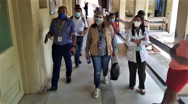 FONAC realiza inspección en el hospital San Francisco de Juticalpa, Olancho