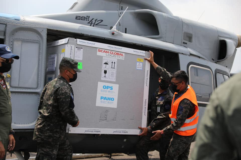 Con el Mecanismo Covax: Honduras recibió 189,600 vacunas de AstraZeneca