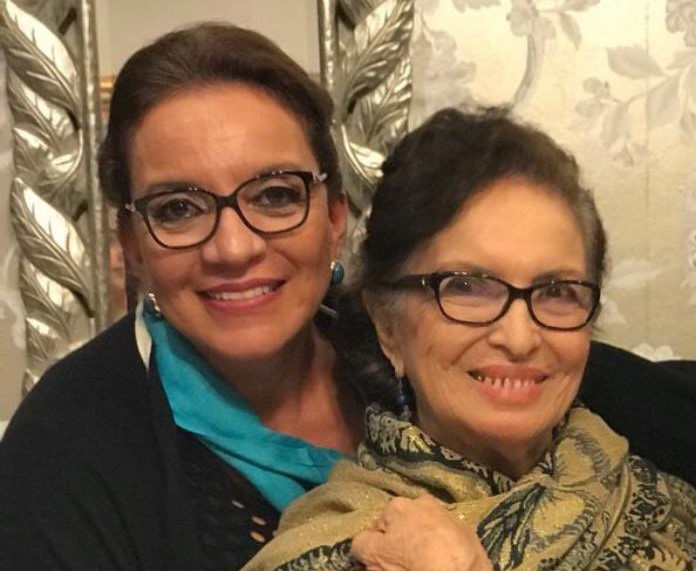 Fallece Olga Sarmiento, madre de Xiomara Castro de Zelaya