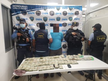 Capturan a sujeto en  posesión de más de cuatro millones de lempiras en Namasigüe, Choluteca