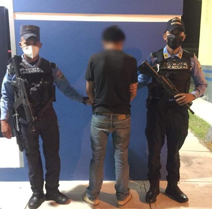 Por la infracción penal de maltrato familiar agravado y lesiones fue aprehendido un menor de edad en Lempira