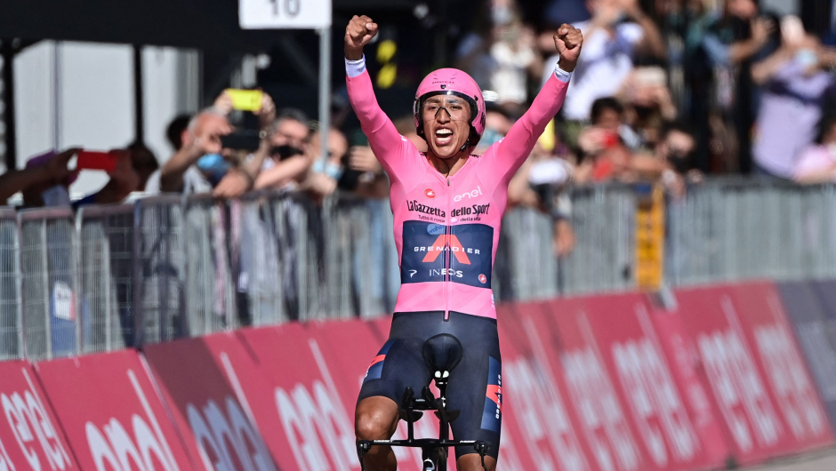 Colombiano Egan Bernal se coronó campeón del Giro de Italia
