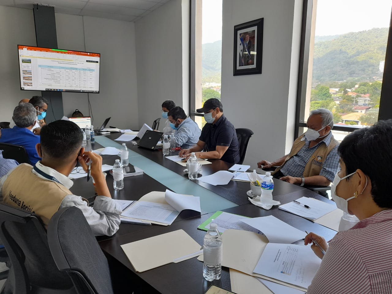 Fonac participa en mesa de trabajo para obras de protección en el Valle de Sula 