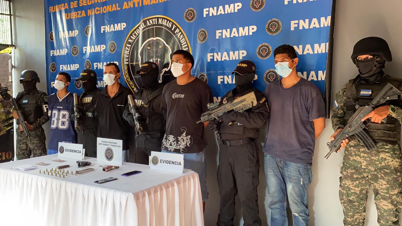 FNAMP y la PMOP capturan a cabecilla de la pandilla 18 y tres aliados en la zona norte