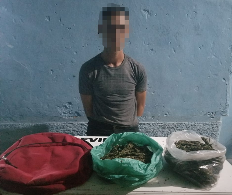 En posesión de fuerte cantidad de drogas capturan a sujeto en la zona norte