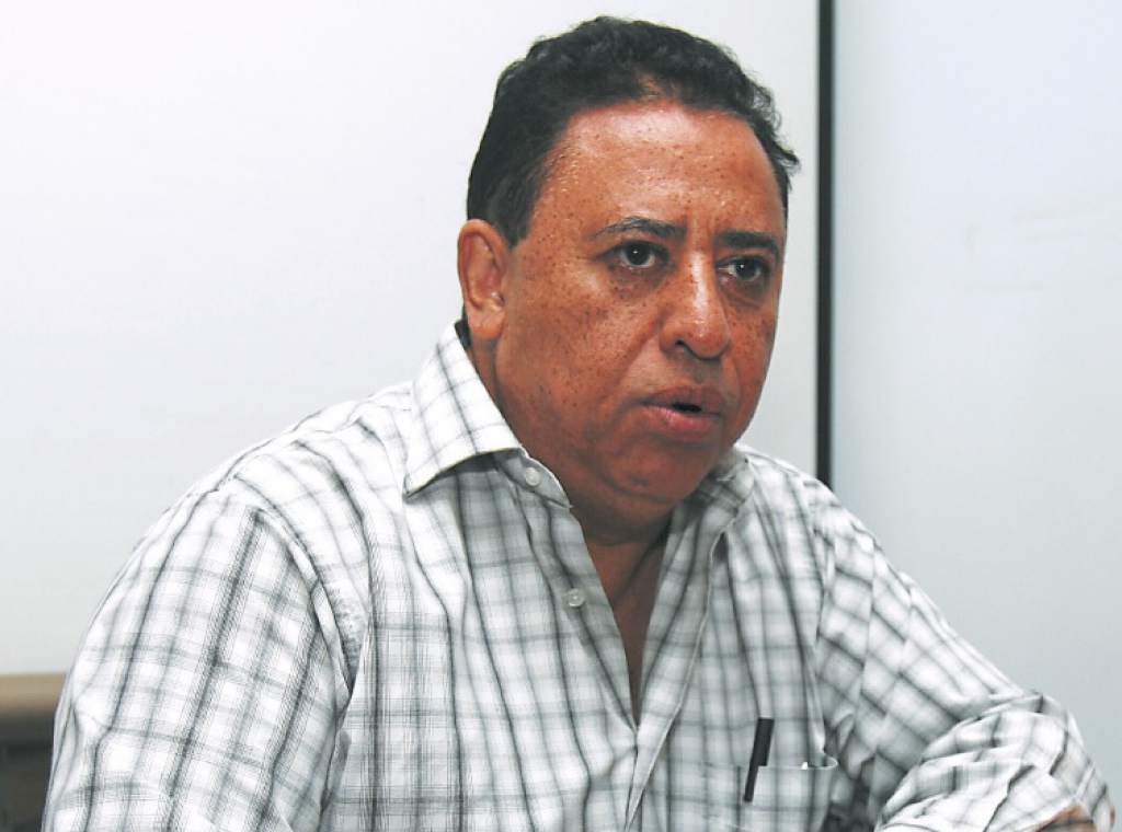 Héctor Escoto, presidente del Sindicato de Trabajadores del Instituto Hondureño de Seguridad Social.