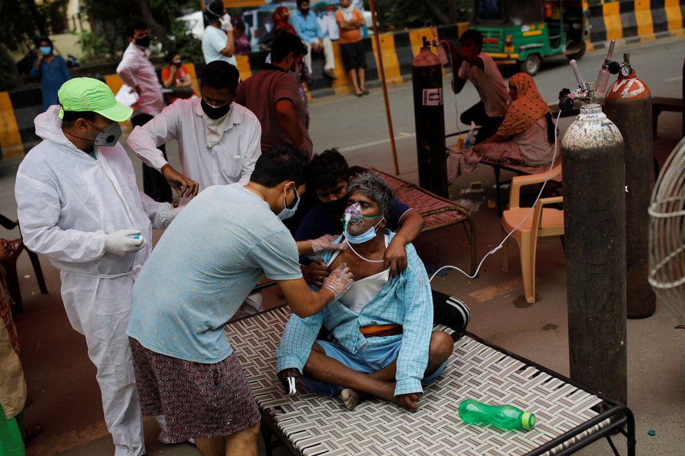 India superó los 20 millones de contagios; registró 357,229 nuevos casos de Coronavirus casos en las últimas 24 horas