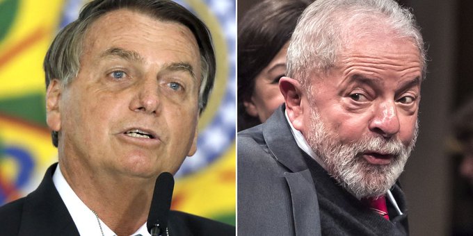 Jair Bolsonaro y Lula da Silva están en empate técnico de cara a las elecciones presidenciales de 2022 en Brasil Jair Bolsonaro y Lula da Silva están en empate técnico de cara a las elecciones presidenciales de 2022 en Brasil