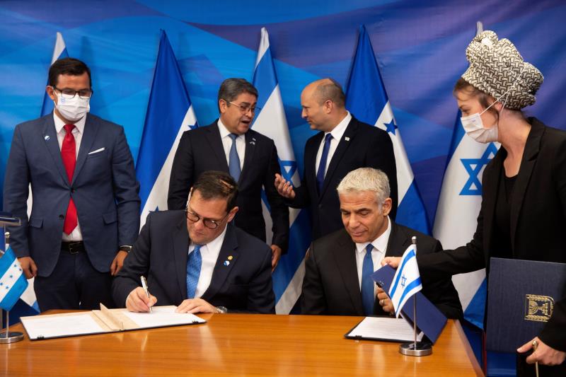 El presidente Hernández inaugura embajada de  Hondura ante Israel en Jerusalén