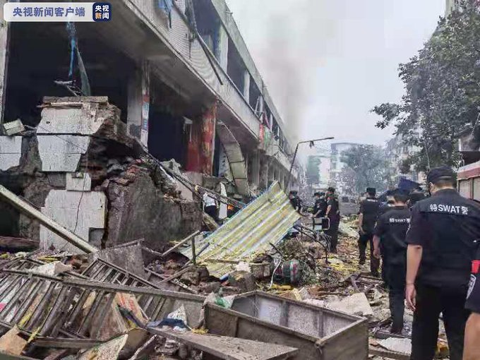 Explosión en área residencial dejó 12 fallecidos en China