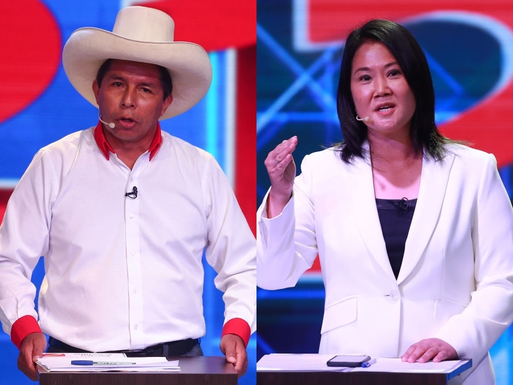 ¡Incertidumbre! en elecciones de Perú; primeros datos vaticinan un escenario muy reñido entre Fujimori y Castillo