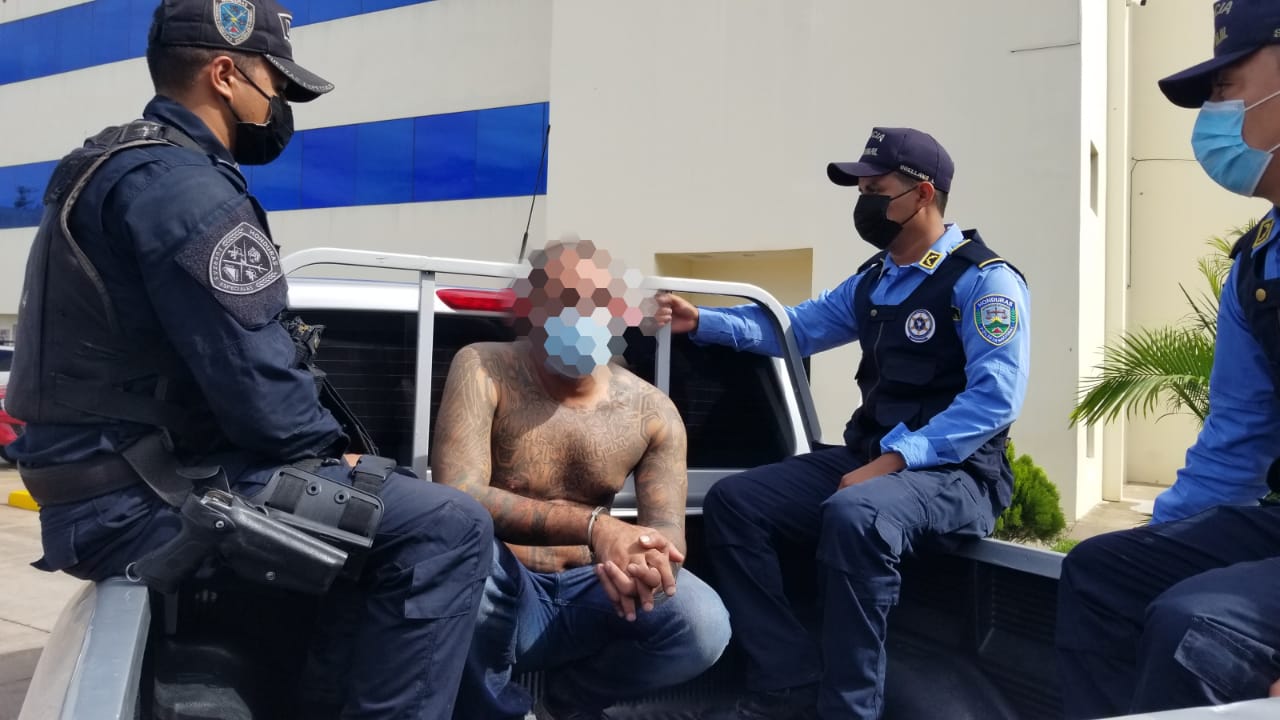 Capturan a «Cholo Catracho» cabecilla de la MS-13 y dos cómplices en la capital 