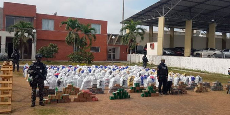 Ecuador: Incautan 7,3 toneladas de cocaína que se dirigían a España Ecuador: Incautan 7,3 toneladas de cocaína que se dirigían a España
