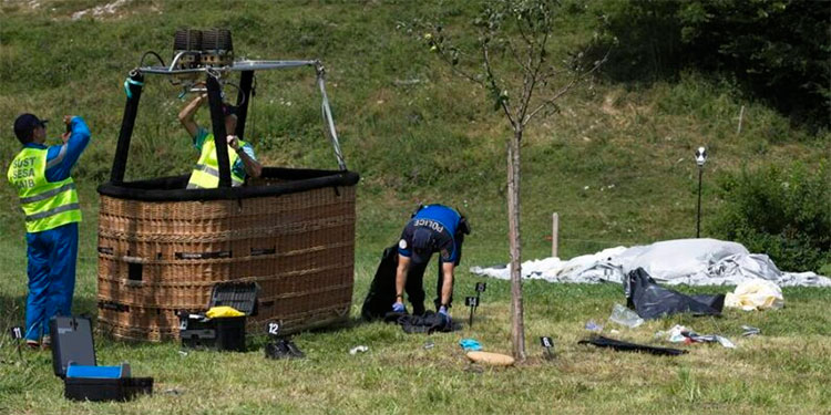 Cuatro muertos y un herido en accidente de un globo aerostático en EEUU Cuatro muertos y un herido en accidente de un globo aerostático en EEUU