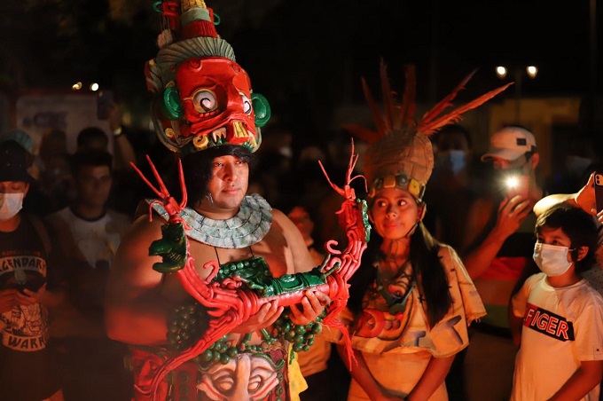 Con alegría viven y celebran los copanecos, el «Guacamaya Fest», pese a la pandemia