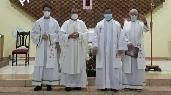 Sacerdotes  de la parroquia Sagrado Corazón de Jesús en Puerto Cortés dan positivo por COVID-19