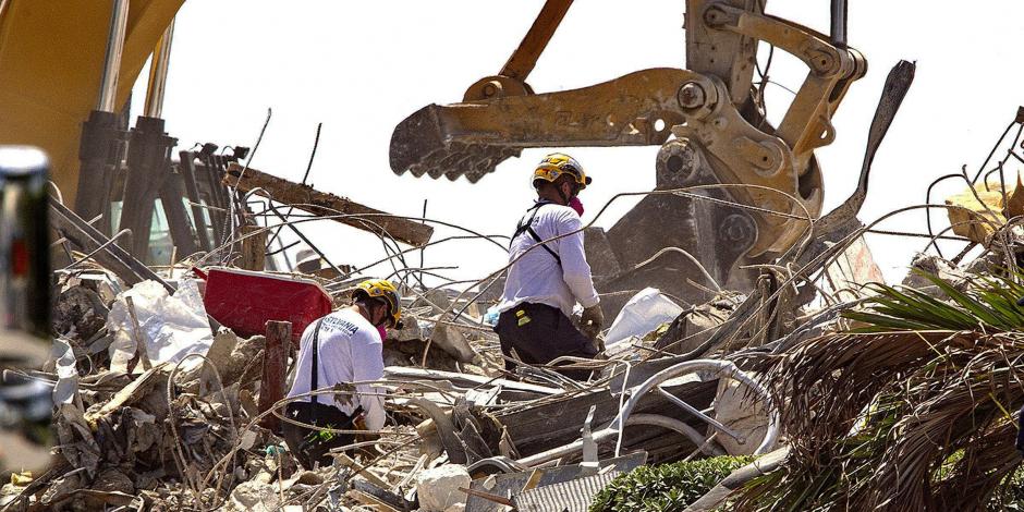 Ascienden a 90 los muertos en derrumbe de edificio en Miami-Dade Ascienden a 90 los muertos en derrumbe de edificio en Miami-Dade