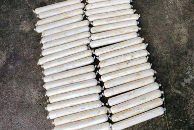 Decomisan 146 explosivos altamente peligrosos en El Corpus,  Choluteca