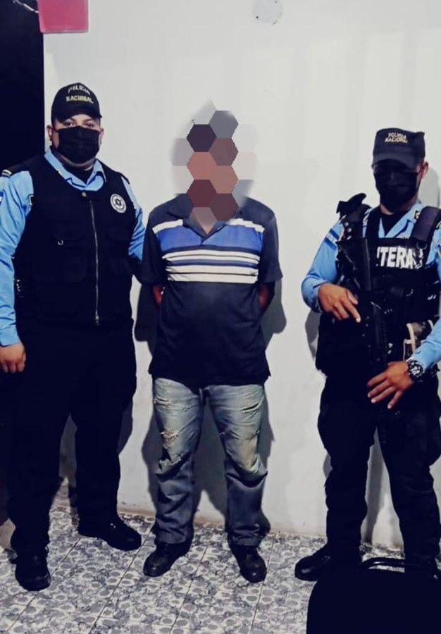Sujeto es capturado por el supuesto abuso sexual de su hija de 17 años en Copán