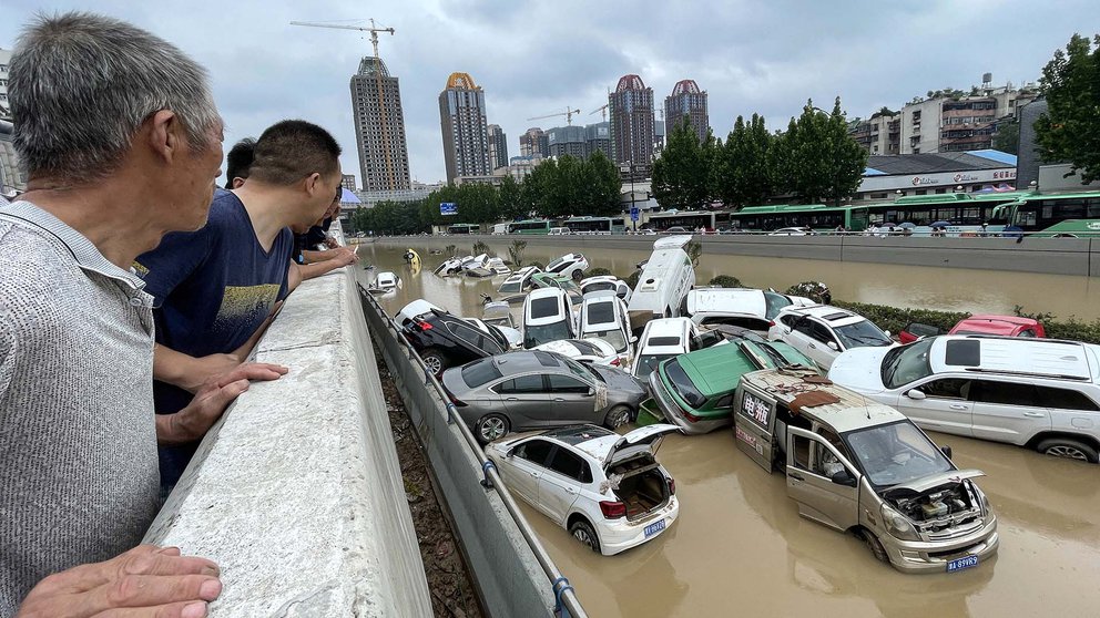 China registró al menos 33 muertes por lluvias torrenciales en el centro del país