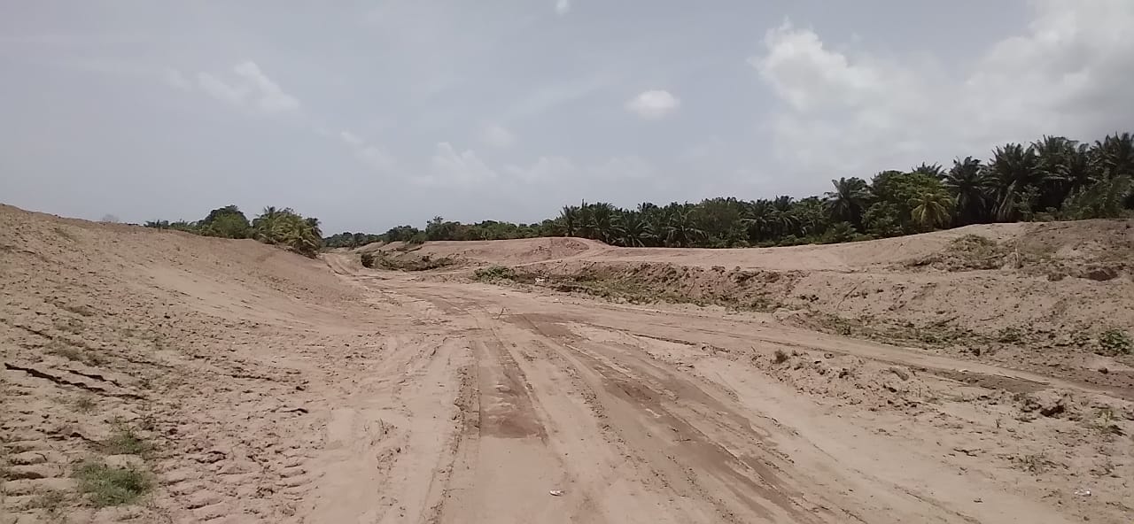 Rehabilitación de bordo «Campo Amapa» en El Progreso avanzan en un 75%
